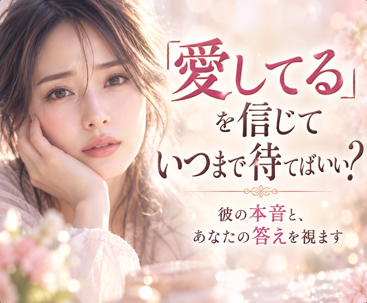 相手の心の底を読み取り、幸せへと導きます 不倫経験者だからこそ分かる、あなたのその不安。 イメージ1