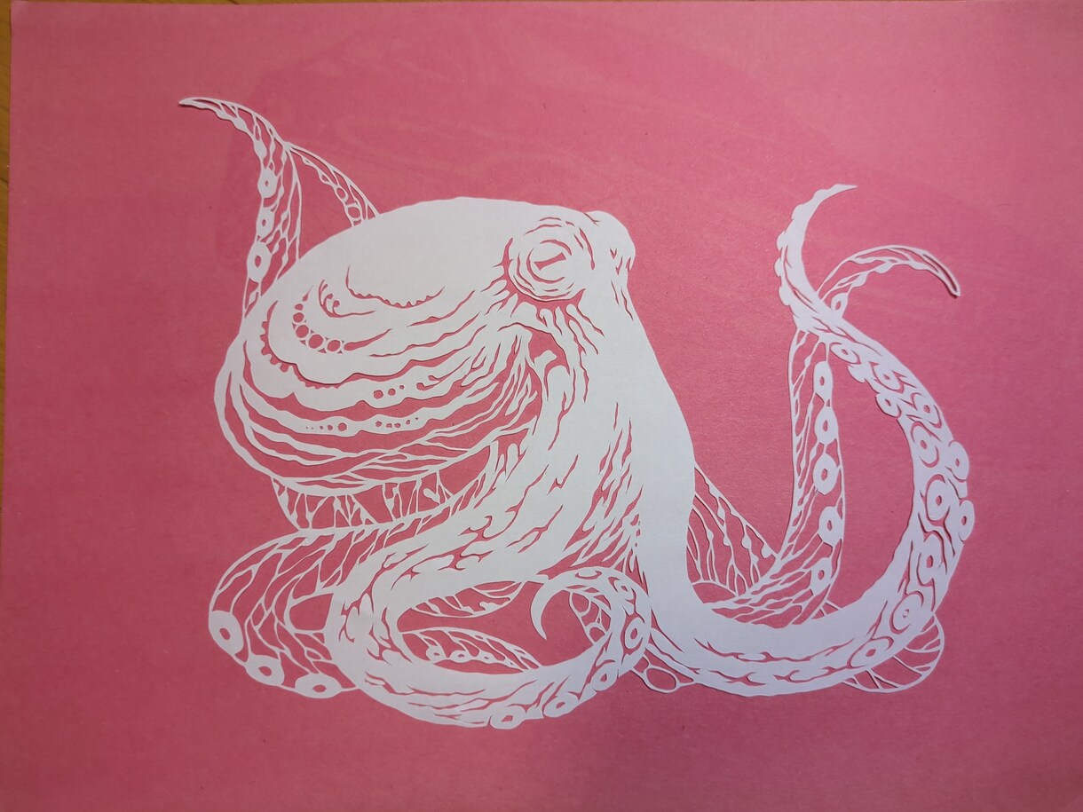 切り絵！インテリアにも贈り物にもなります インテリアやウェルカムボード、贈り物の包装など。 イメージ1