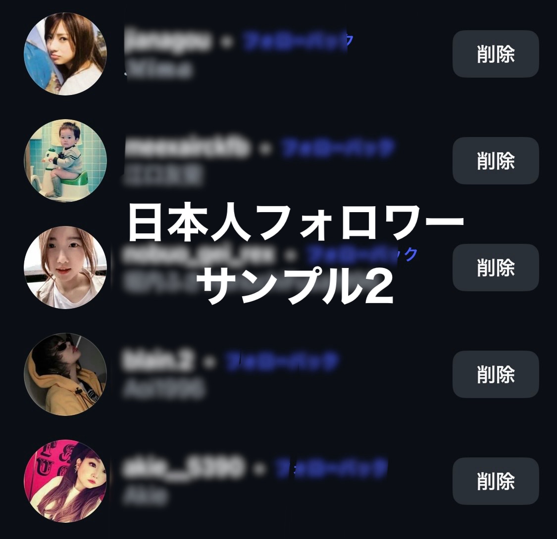 Instagram最高品質の日本人増やします 最高品質の日本人フォロワーを増やしたい方はお任せ下さい！ イメージ3