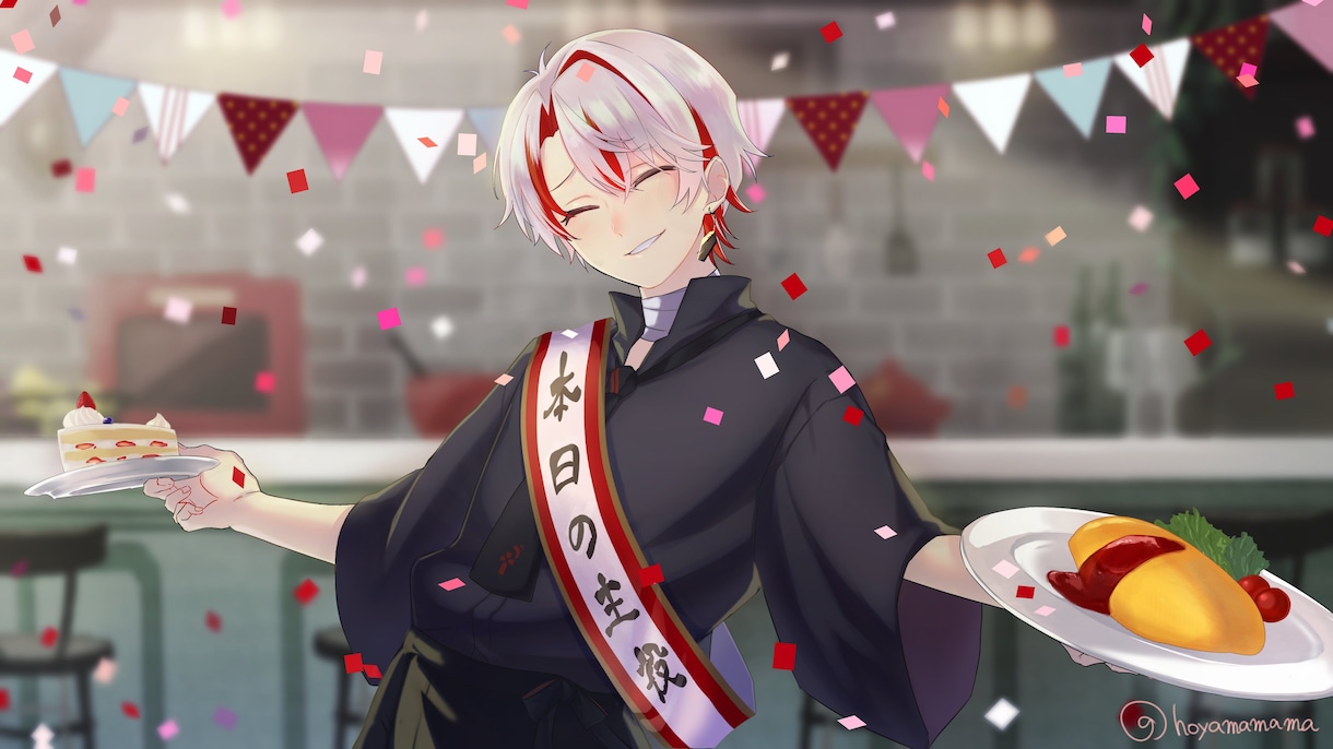 美麗なキャラクターイラストを製作いたします 動画配信サイトやSNS上で使用可能なイラストを製作します！ イメージ10