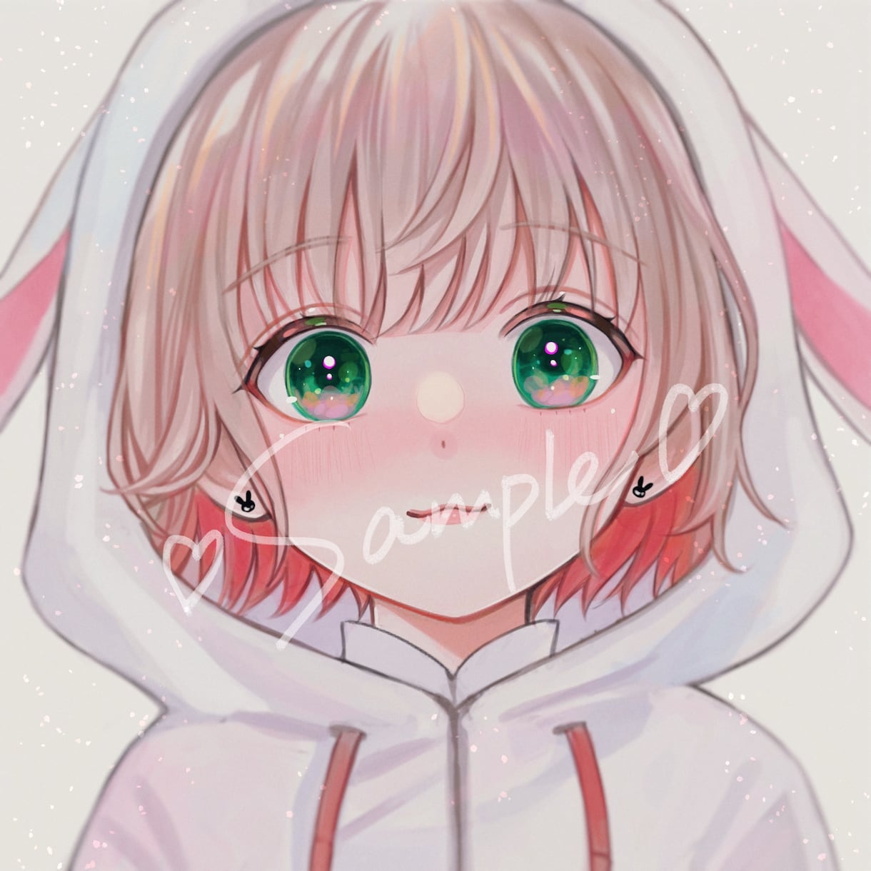 瞳キラキラ繊細厚塗り！かわいいイラストを描きます きらきらかわいいアイコンお探しの方ぜひご覧下さい！ イメージ3