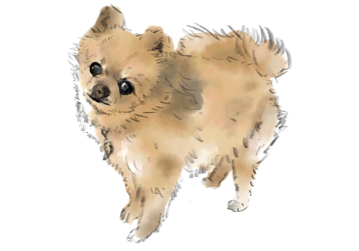 絵本風！ペットのイラスト描きます リアルタッチのかわいい絵本風に仕上げます♡ イメージ6