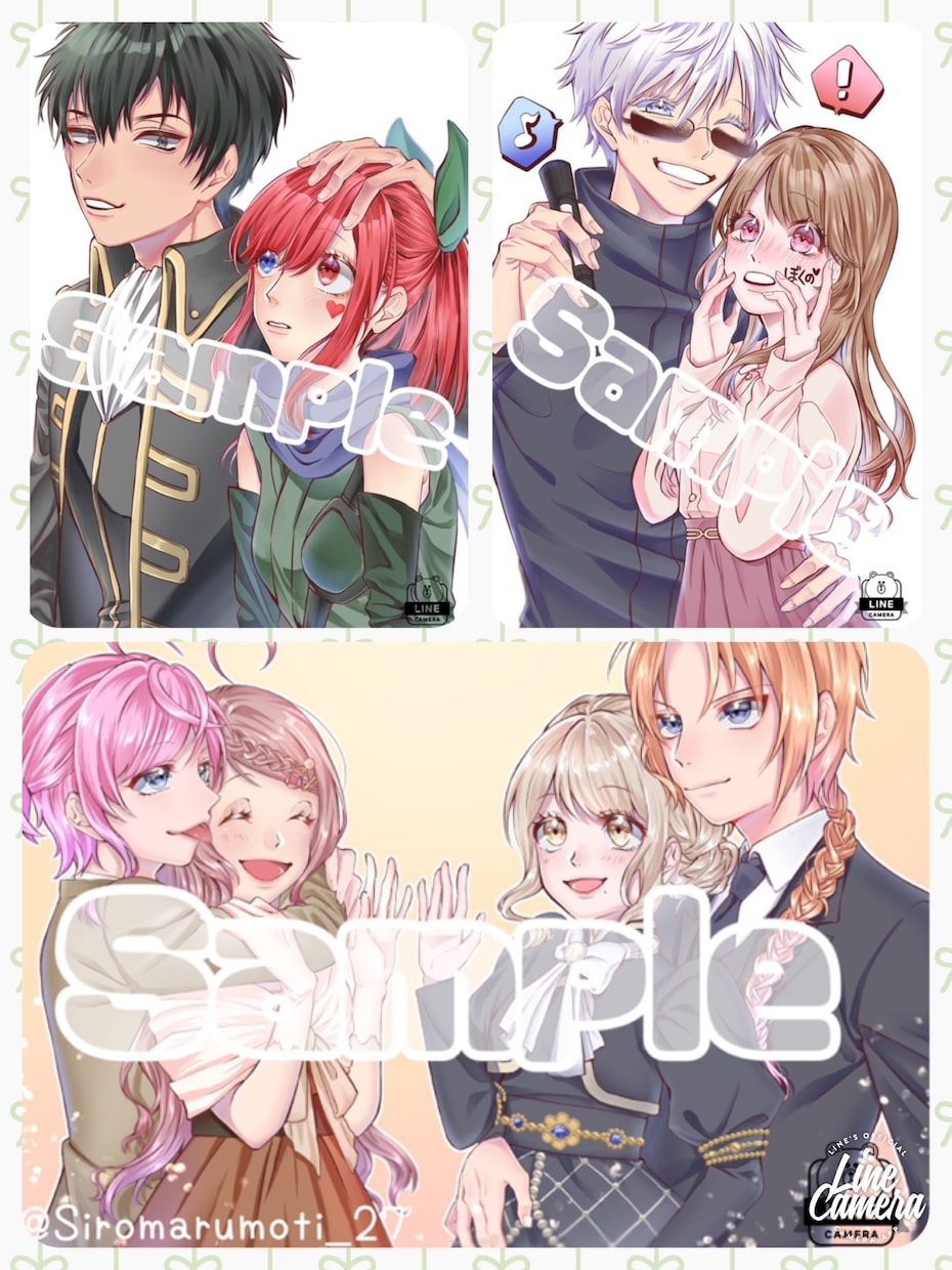 夢絵･商用･SNSなど！キラキラなイラスト描きます 推しの誕生日･アイコン・夢絵等！ご希望承ります♪ イメージ2