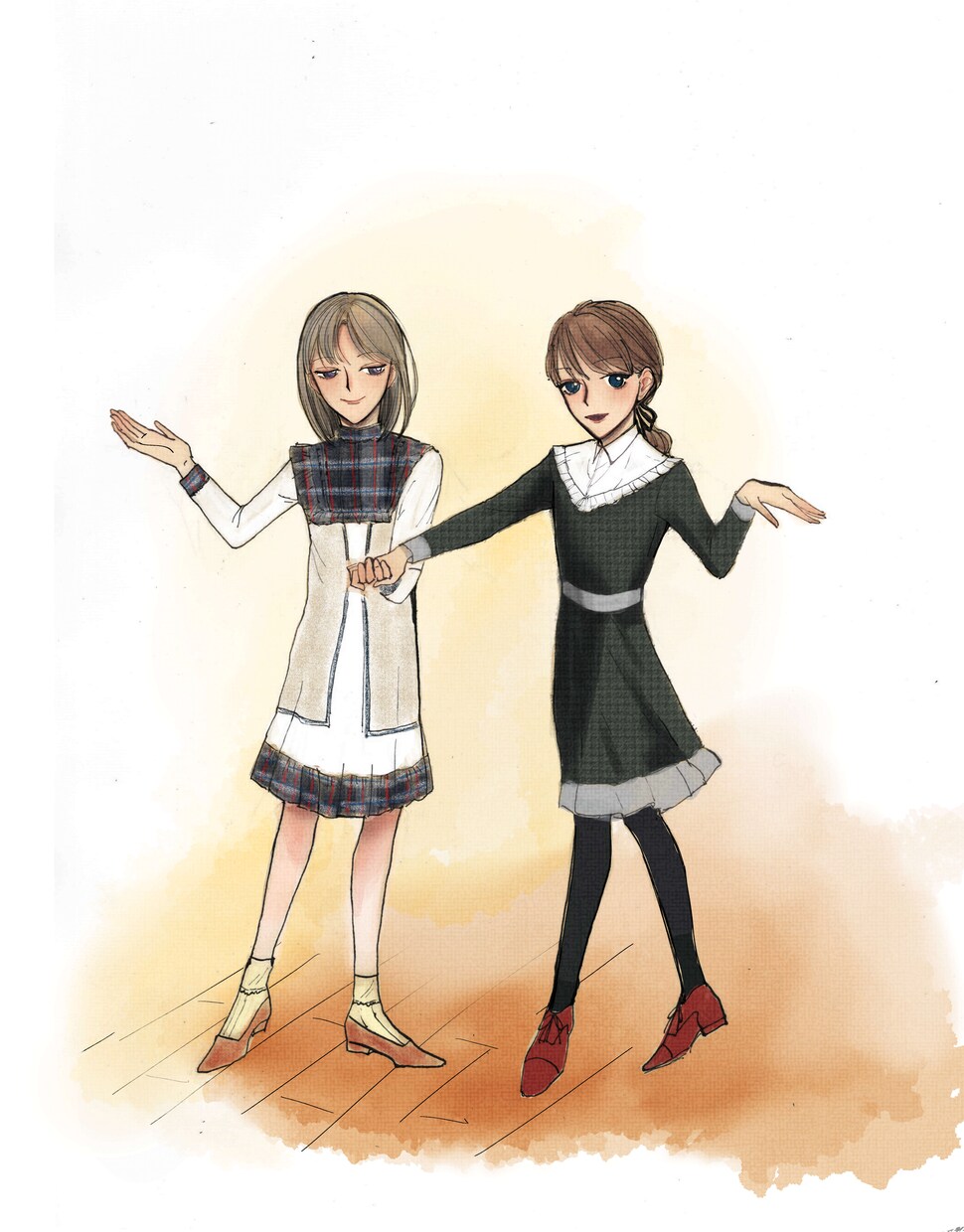 クラシックな人物キャラクター描きます 少女漫画寄りの画風。立絵、挿し絵などのイラストを受付中 イメージ4