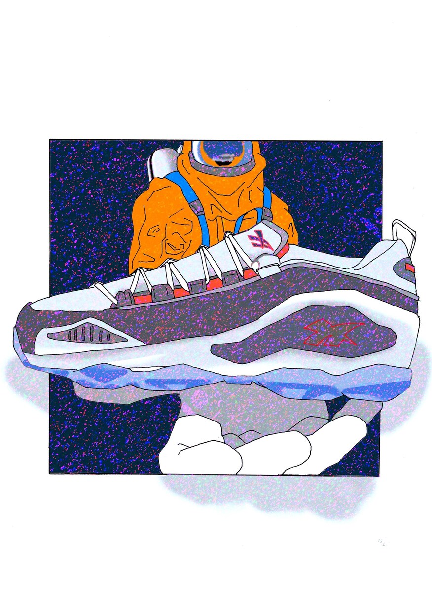 スニーカーメインのクール系イラスト描きます オリジナルTシャツやスマホケースなどの利用にどうぞ イメージ4