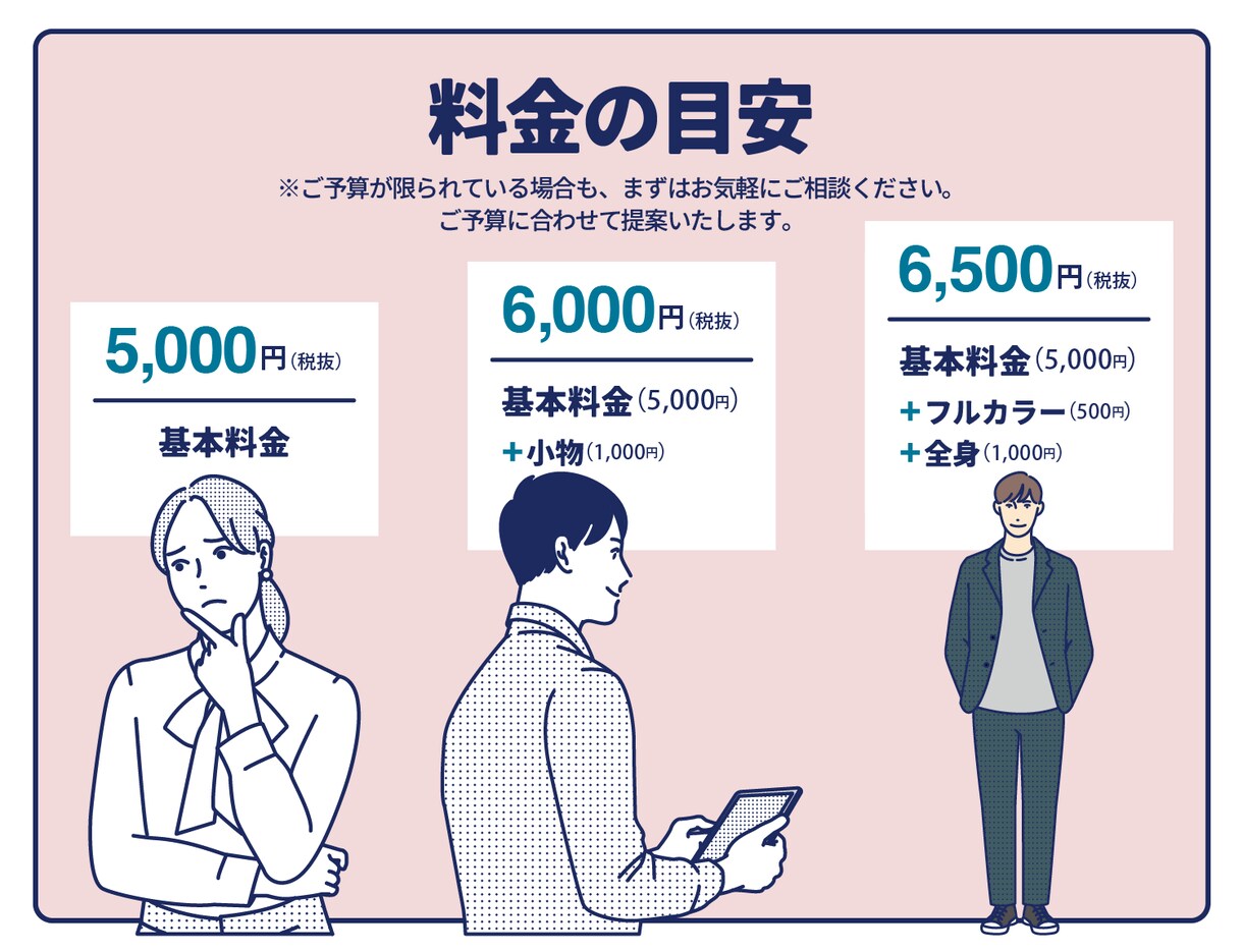 商用可 / 人物のシンプルな線画イラストを描きます 汎用性が高く、様々なビジネスシーンに最適です！ イメージ3
