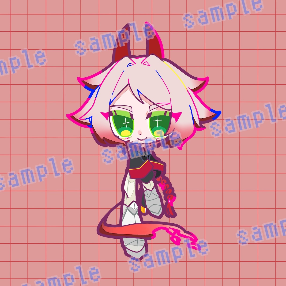 ポップでかわいいsdイラスト描きます 商用利用無料、個性的でかわいいイラスト制作します！ イメージ3