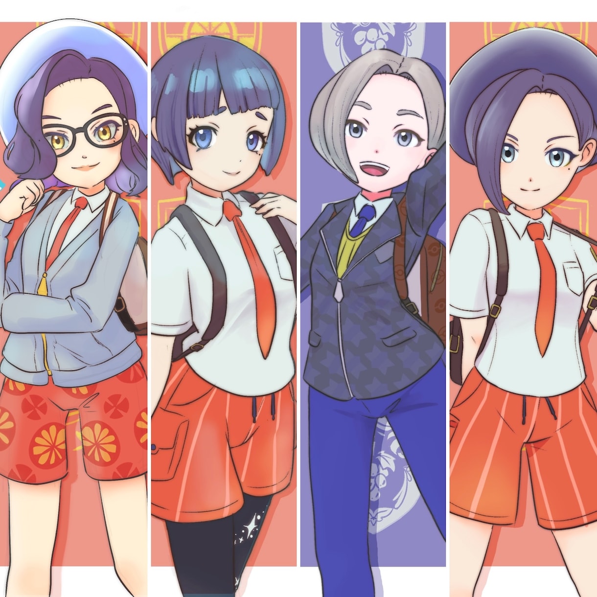 ポケモントレーナー風のイラスト描きます 某ゲームのトレーナーにあなたもなってみませんか？ イメージ7