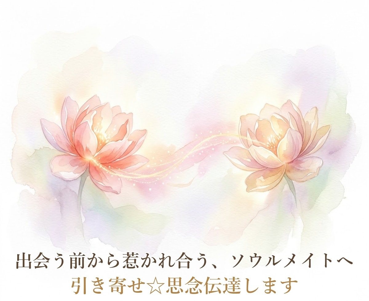引き寄せ☆思念伝達します 既読無視・音信不通など、あなたの想いをお伝えします イメージ6