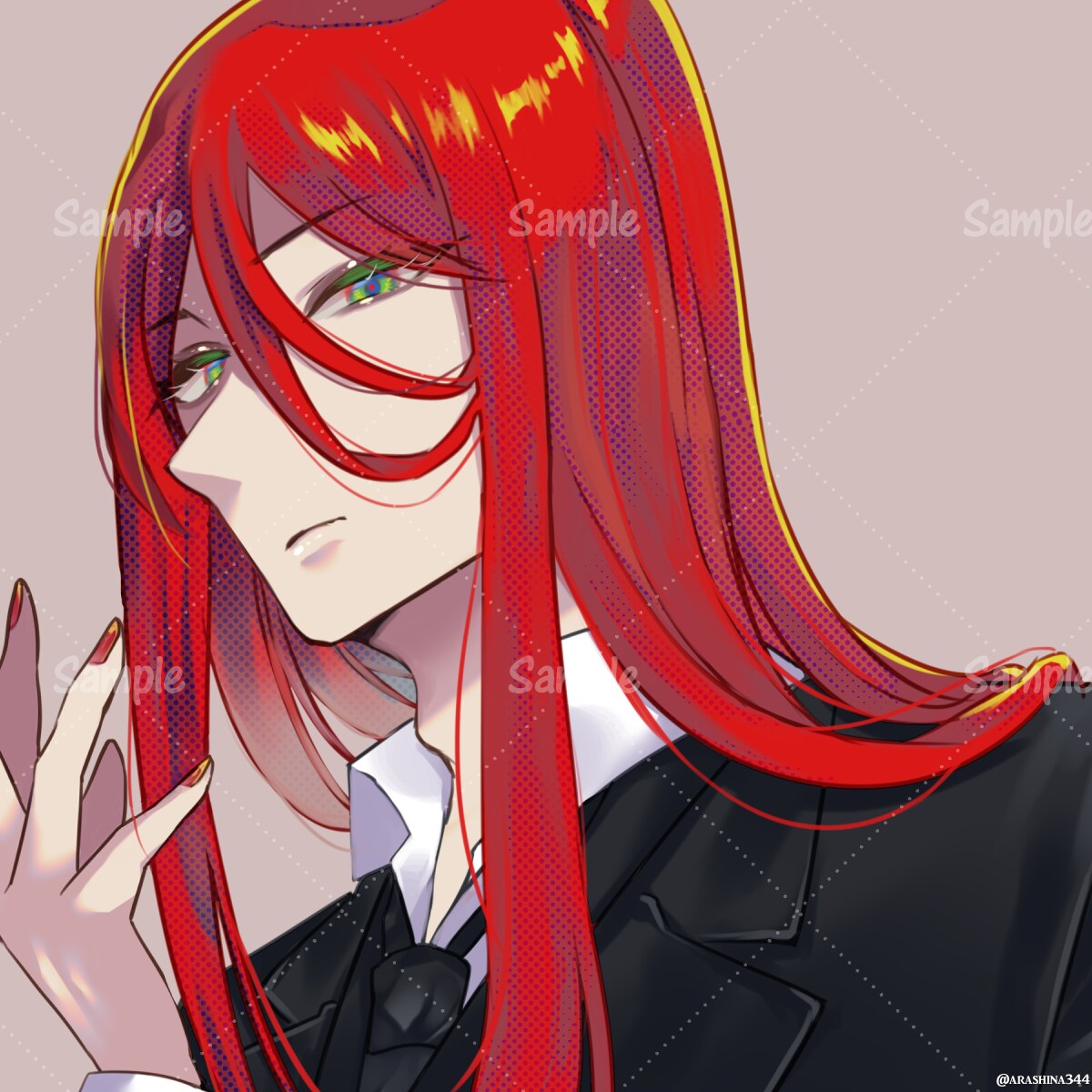 SNSアイコンや立ち絵を制作いたします 可愛い女の子からクールな男性まで　お気軽にご相談ください！ イメージ5