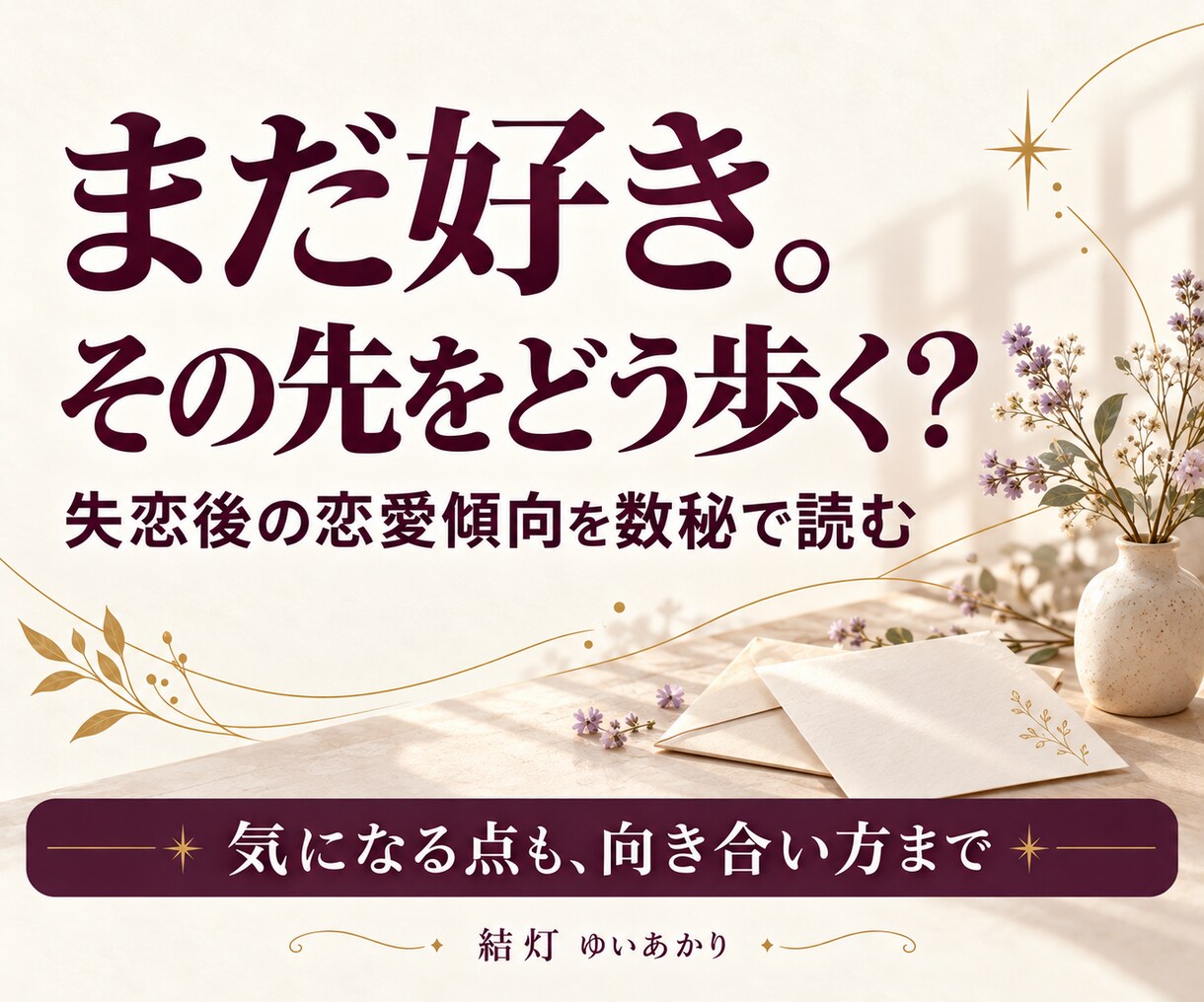 失恋後の恋愛傾向と次の一歩を数秘で占います まだ好きな気持ちと、これから大切にしたい関係を読み解きます イメージ1