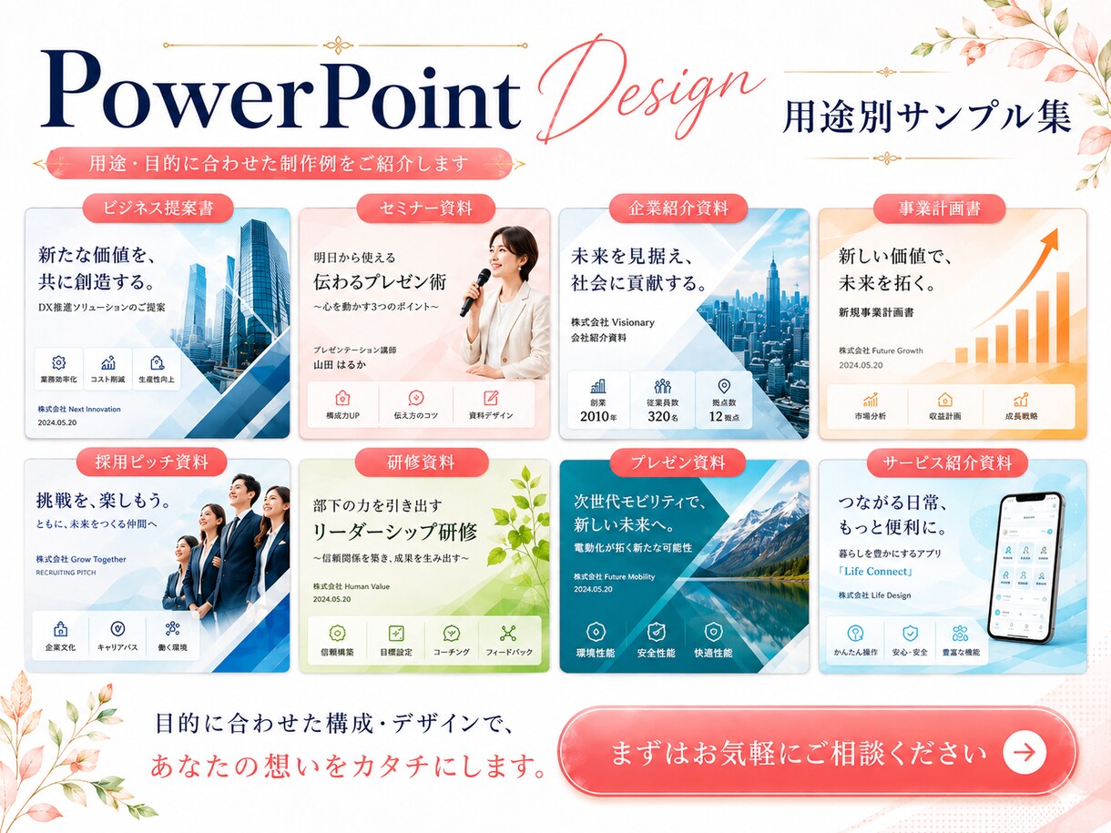 伝わるPowerPoint資料を低価格で制作します 500円/ページ　8月末までの限定お試し価格で イメージ6