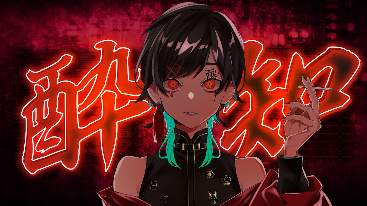 デジタルイラスト✧︎アイコン1枚絵なんでも描きます 商用◎絵柄や塗り方お好みに合わせます♡ イメージ1