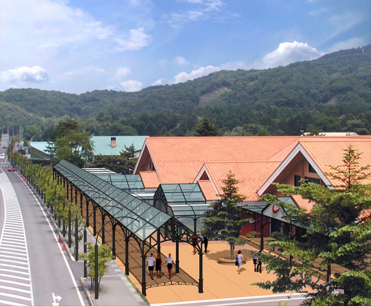 店舗や建物の写真にチョイ足し合成写真を作ります 既存の建物の外観写真に置きたい物を絵で追加します！ イメージ3