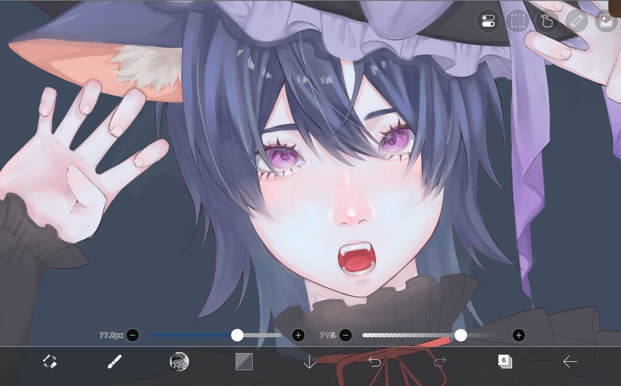 綺麗で可愛いイラスト描きます 最短7日！アイコンから1枚絵なんでもOK！ イメージ2
