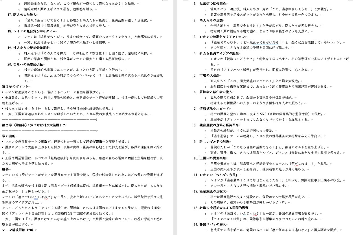小説プロットを作成します 漠然としたアイディアからでも、詳細なプロットを作成します イメージ5