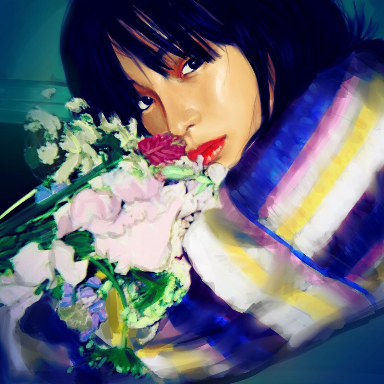 かっこいいクールなリアル系の似顔絵を描きます 家族、友人、推しにクールな似顔絵をプレゼントしてみませんか？ イメージ8