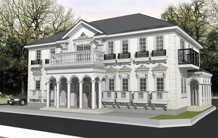 住宅の外観CGパースを作成します 輸入住宅を特に得意としています。デザインのご提案も可。 イメージ5