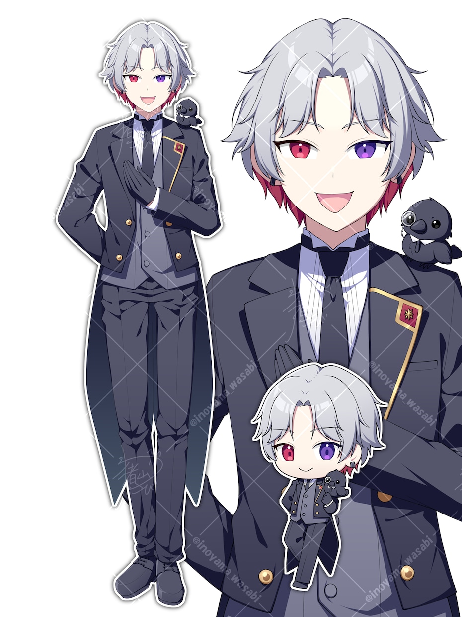 キャラデザ込み！立ち絵制作致します IRIAM、TRPG、配信活動などに使用可能！ イメージ4