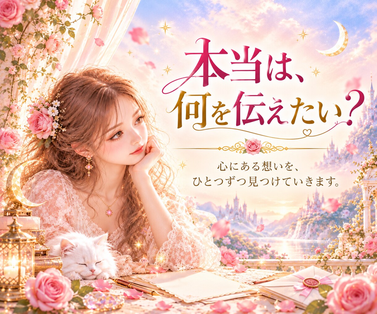 大切な人へ伝えたい想いを丁寧に言葉にします 心にある本当の想いを、あなたらしい言葉へ丁寧に整えます イメージ2