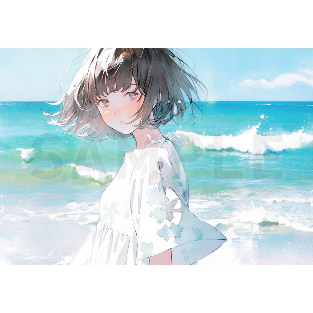 透き通るような、淡く儚い青春色のイラストを描きます 【君の名は。】や【あの花】風の、爽やかなファンタジー画の制作 イメージ7