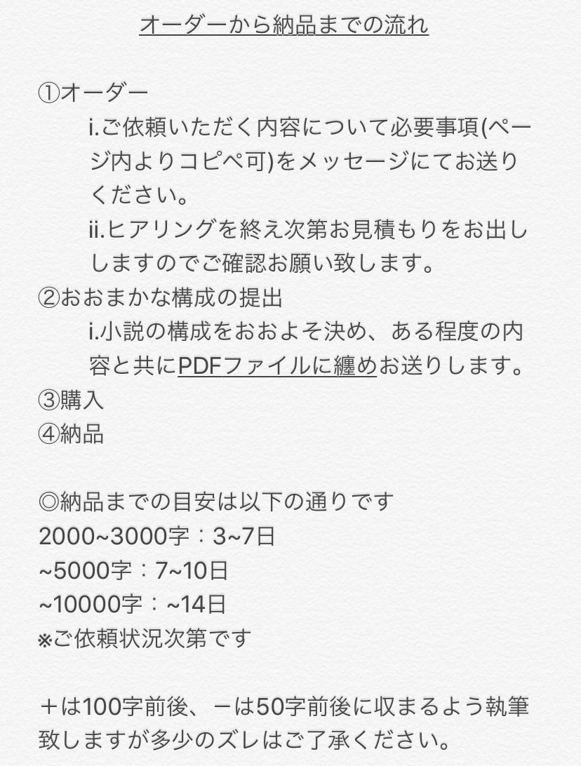 夢小説のご依頼受け付けております 御相手様との素敵なお話書かせていただけませんか？♪ イメージ3