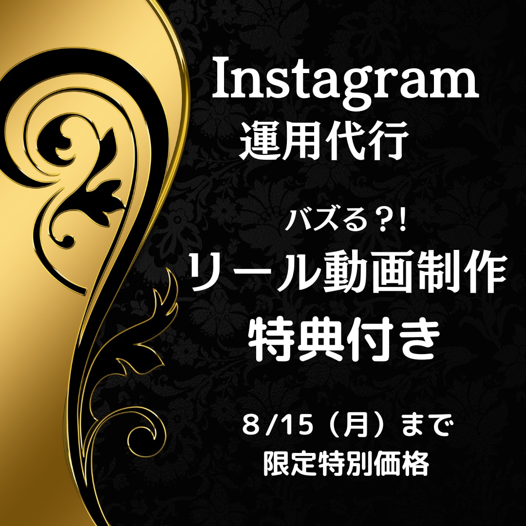 Instagram運用代行キャンペーン承ります 忙しいあなたに特化した運用をお任せください!! イメージ1