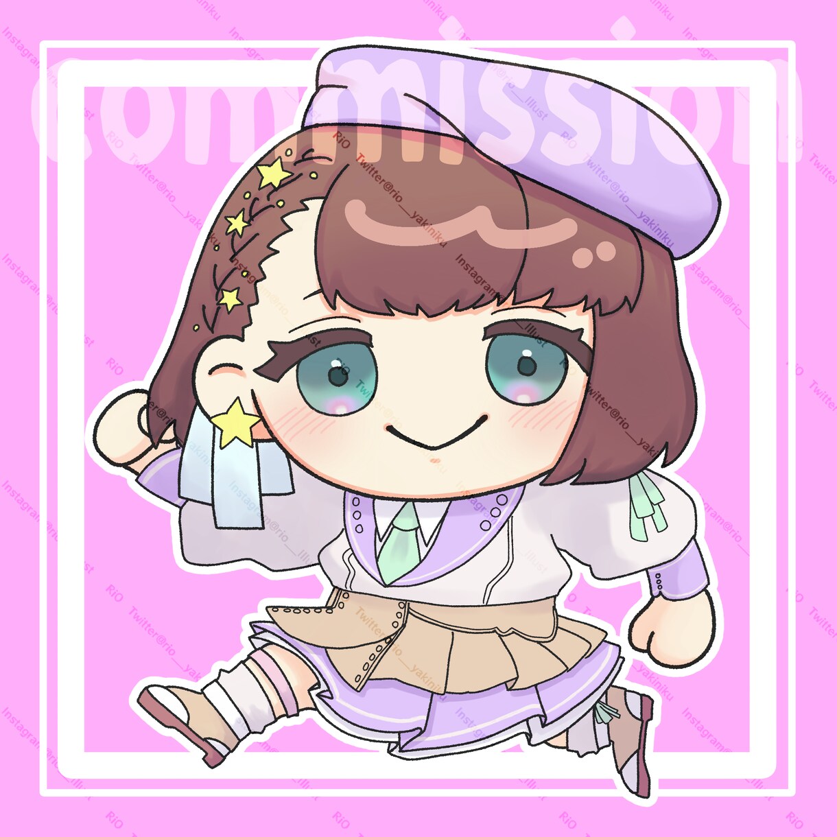 かわいい♡ちび★キャラ描きます SNSやYouTubeにも使える個性的なアイコン♫ イメージ5