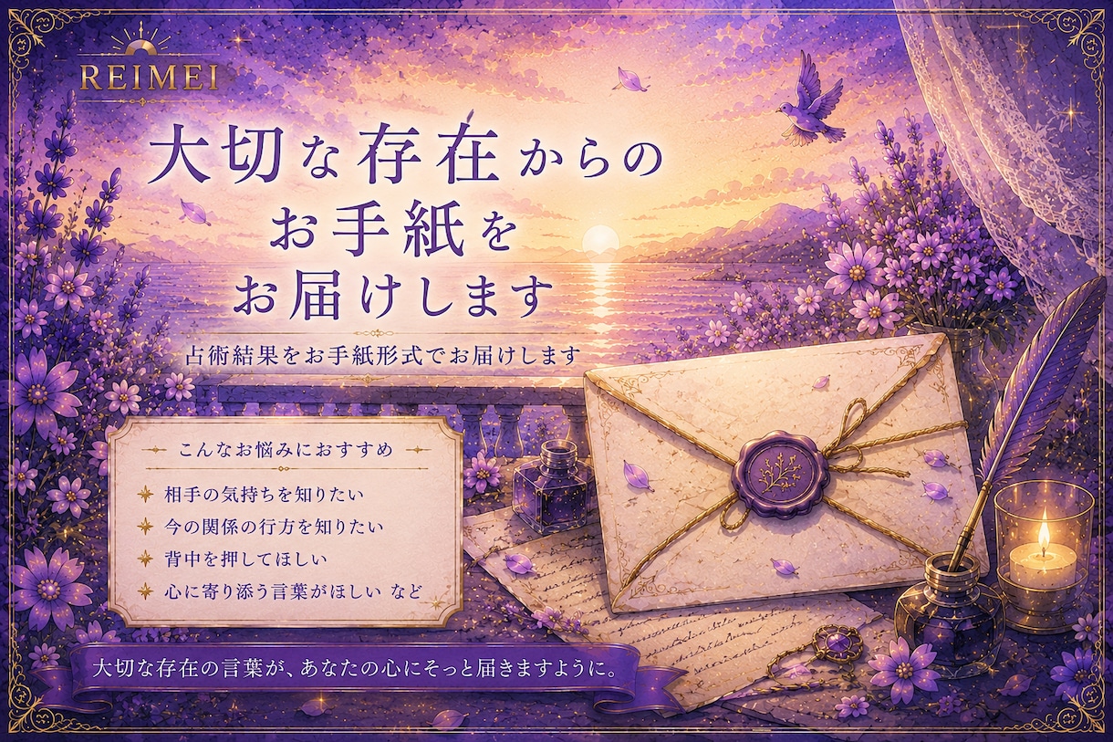 大切な存在からのお手紙をお届けします 【大切な存在からのお手紙をお届けします】 イメージ1