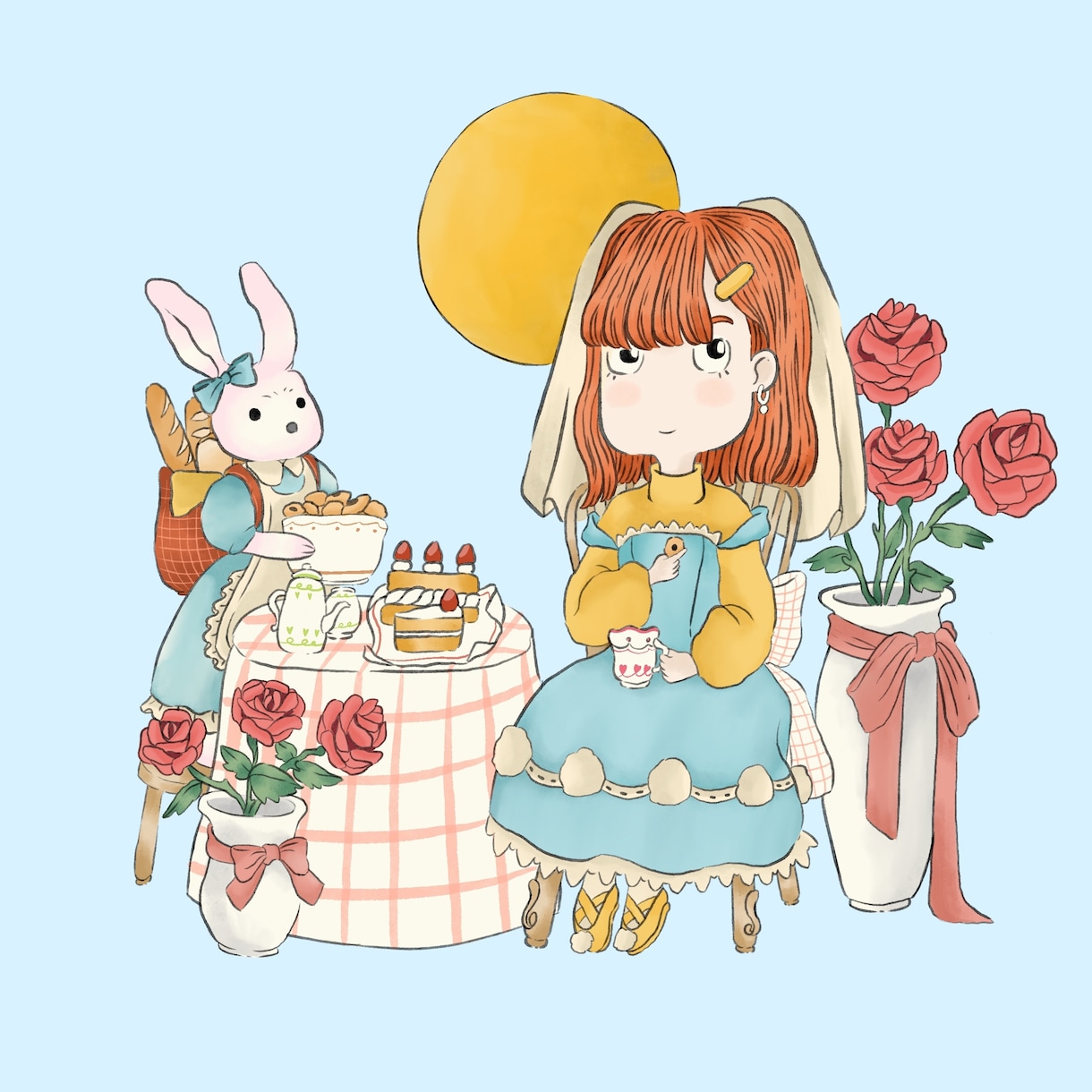 ゆるレトロ絵本風イラスト描きます あなたの想いを絵本風に描きます イメージ3