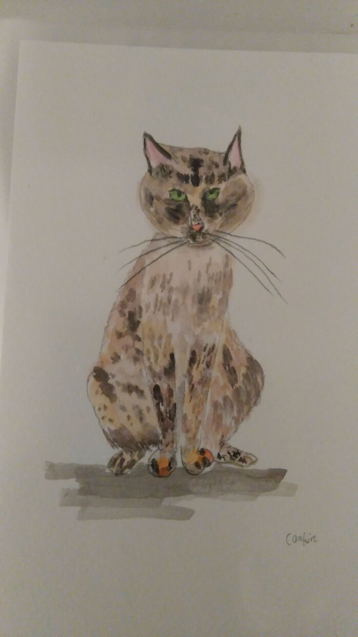 【ヨーロッパ在住】ハガキサイズ限定原画手書きで制作します。 イメージ3