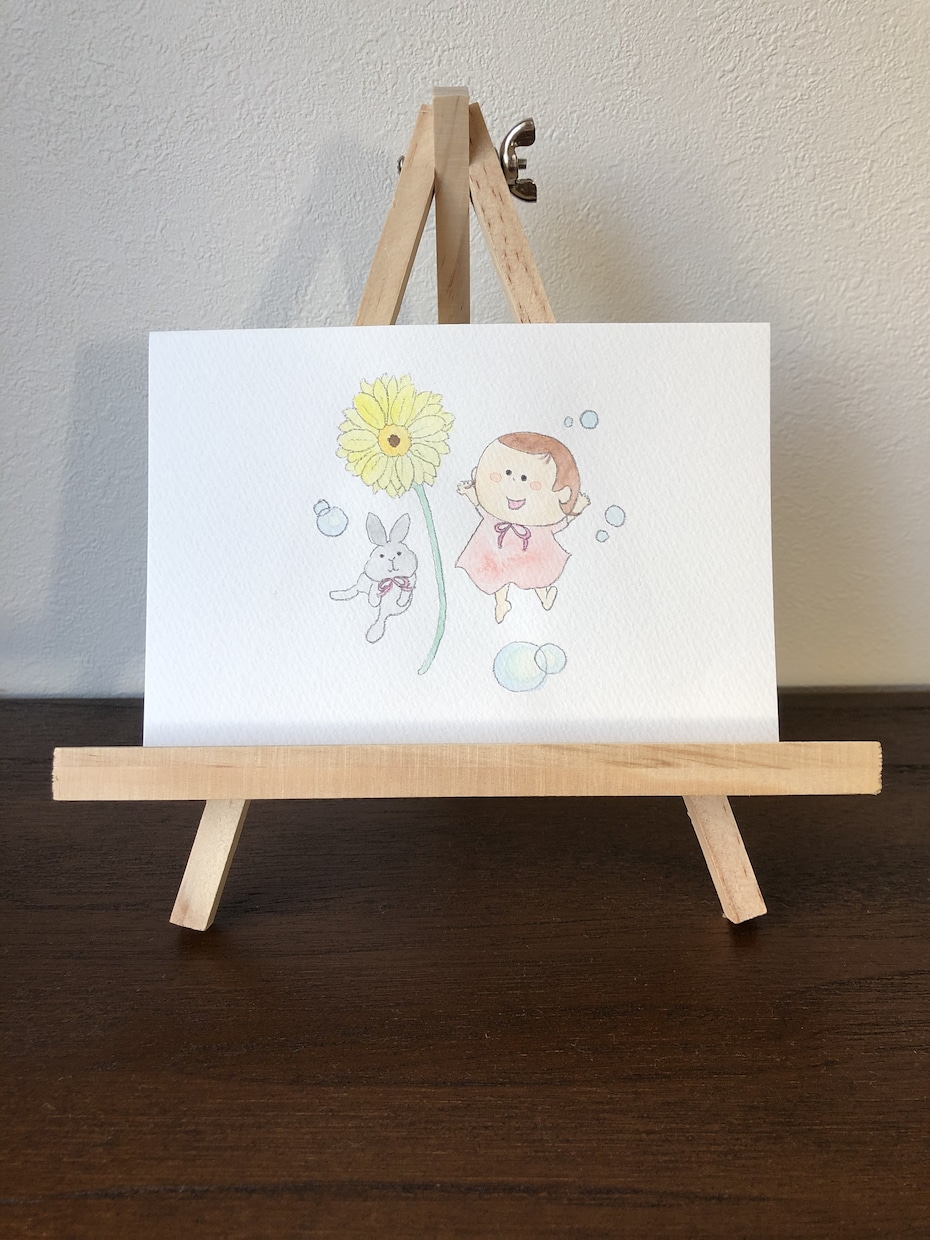 水彩画のふんいき似顔絵を描きます お部屋に飾ったり、贈り物にも♡温かみのある、ふんいき似顔絵♡ イメージ1