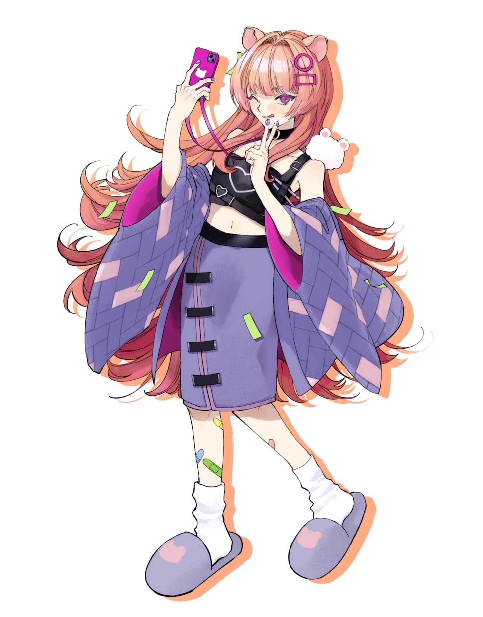 Vtuber向けの立ち絵/キービジュ等承ります かっこかわいい系、中性的で繊細な絵柄が得意 イメージ1