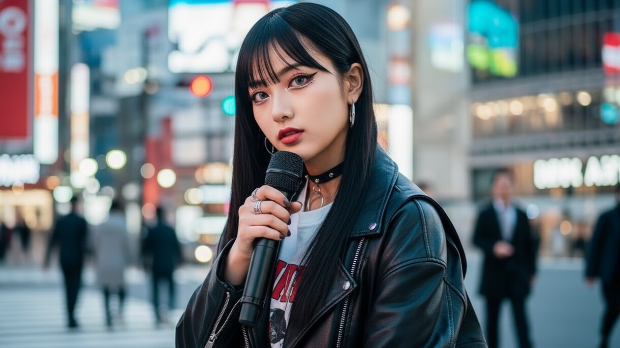 AI生成人物でミュージックビデオ作製します キレイな女性や、カッコいい男性があなたの曲を歌ってくれる！ イメージ1