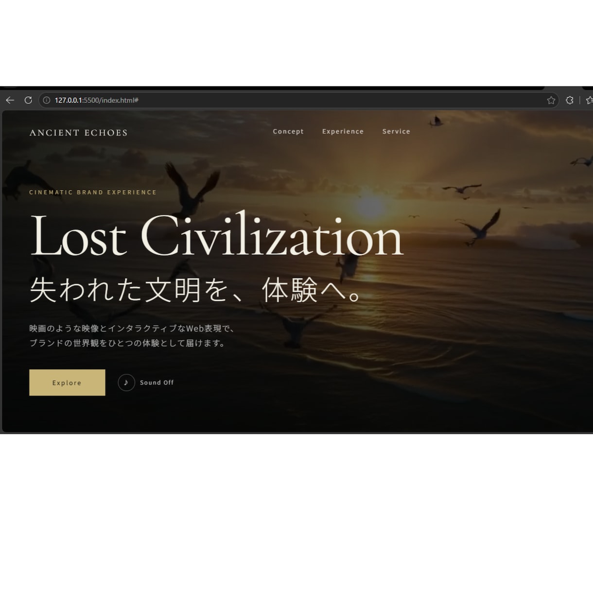 映像で魅せるブランドサイトを制作します 映画のような映像とWebで世界観を形にします イメージ2