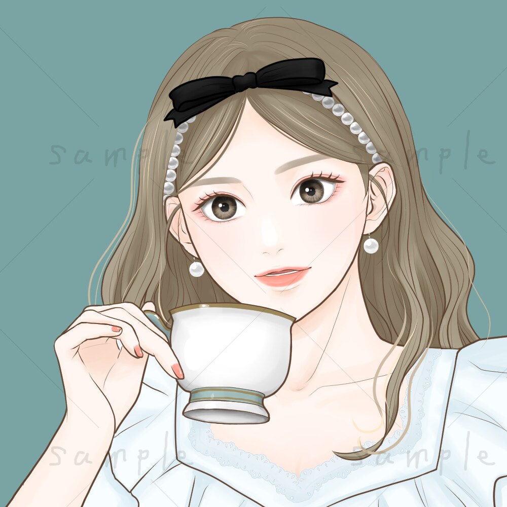女性起業家・副業向け！大人可愛いアイコン描きます ブログ・SNS・YouTubeに♡好印象の似顔絵風イラスト イメージ8
