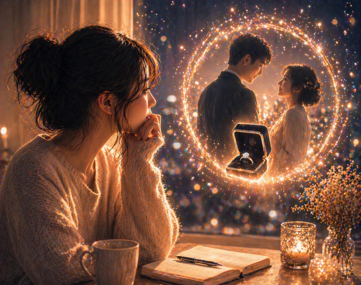 プロポーズ時期と彼の結婚意思を霊視します 男性占い師が彼が"結婚"を決めるまで内側の流れを読み解きます イメージ1