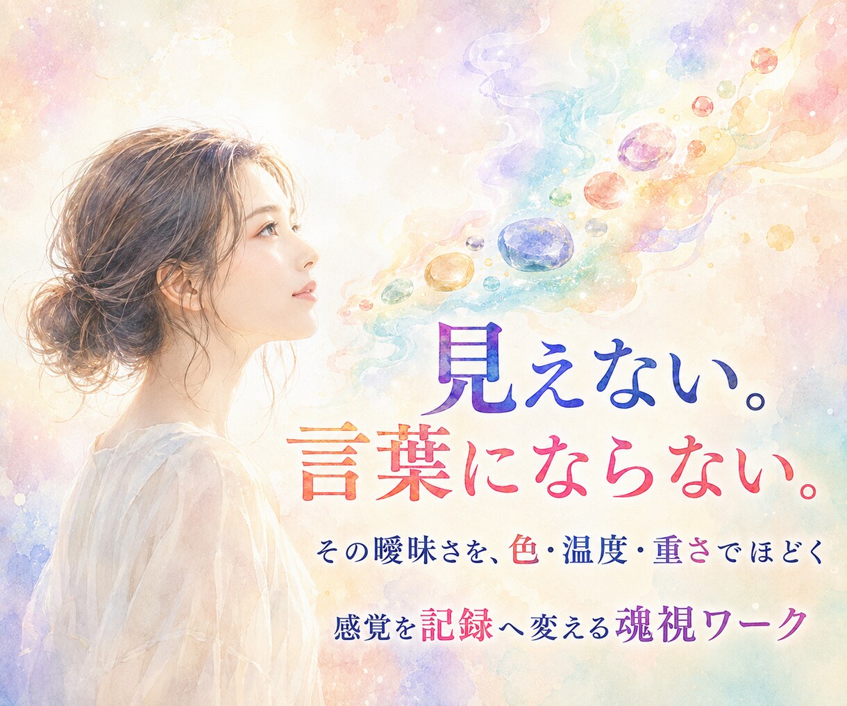 魂視メソッドで魂の色・性質鑑定を修得できます 魂の色・性質・本音を鑑定できる占い師になれる講座 イメージ2