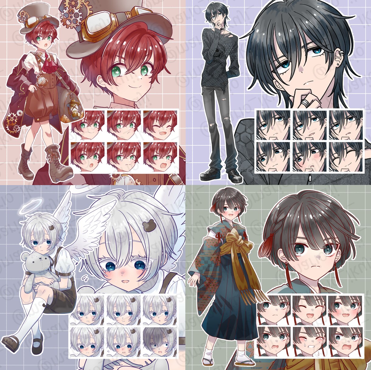 商用利用無料！バストアップ・立ち絵作成いたします IRIAM対応作成可能・１枚絵やアイコンに！ イメージ10
