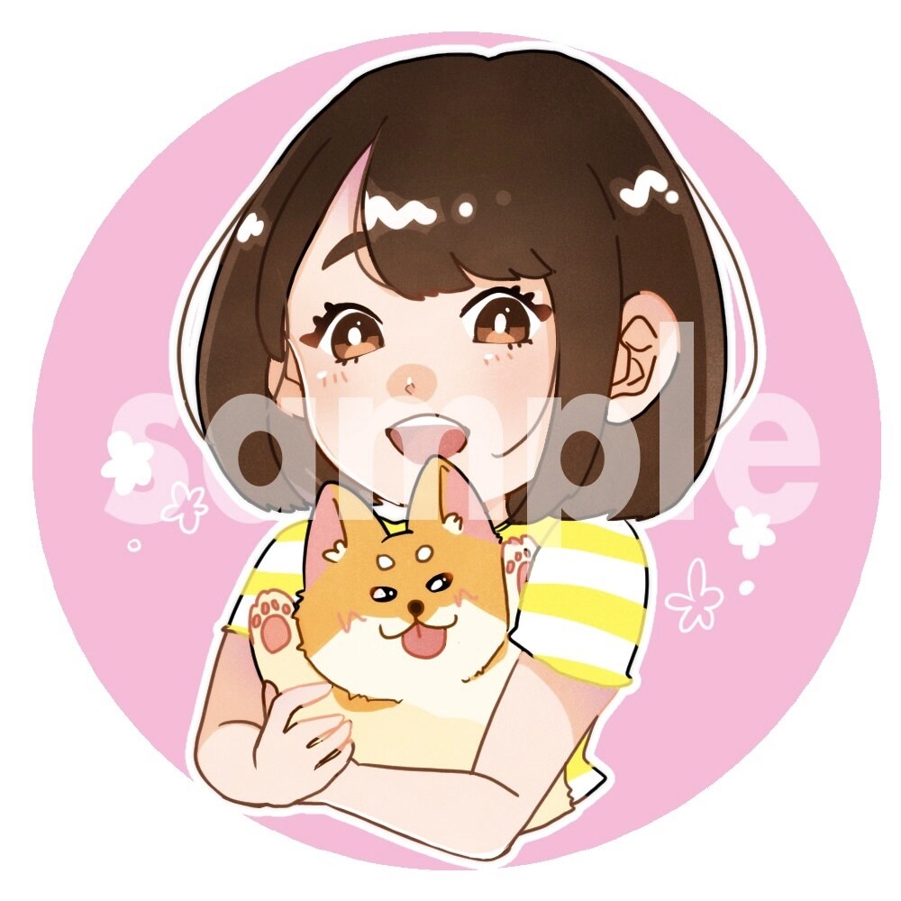 SNS用アイコンなどの似顔絵・イラスト描きます 可愛いデフォルトタッチのイラストで使いやすい♪ イメージ4