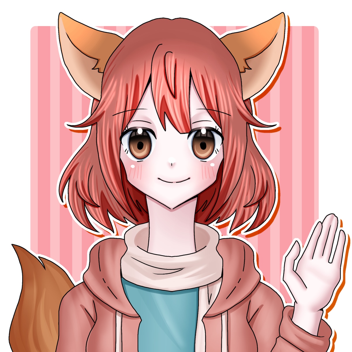 SNSアイコン用のかわいいイラスト描きます 鮮やかな色使いと立体感のあるタッチ イメージ3