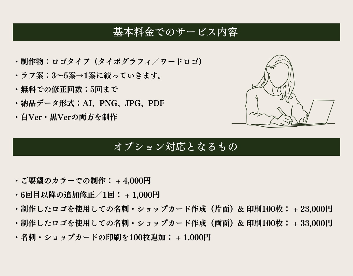 海外風“垢抜け”オシャレなロゴを制作します シンプル・ミニマルなデザイン／AIデータ込み イメージ5