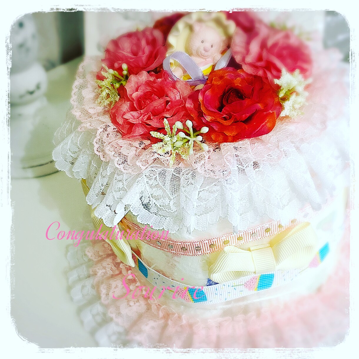 祝福の幸せ溢れるダイパーケーキ制作します 想いを重ねた、特別な忘れられないギフト イメージ4