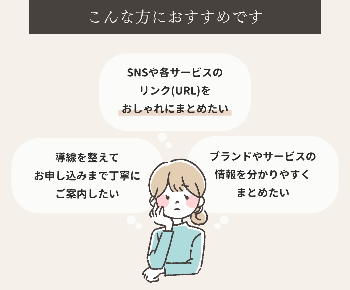 魅力伝わるLit.link作成します お客様を丁寧にご案内するリットリンク制作 イメージ2