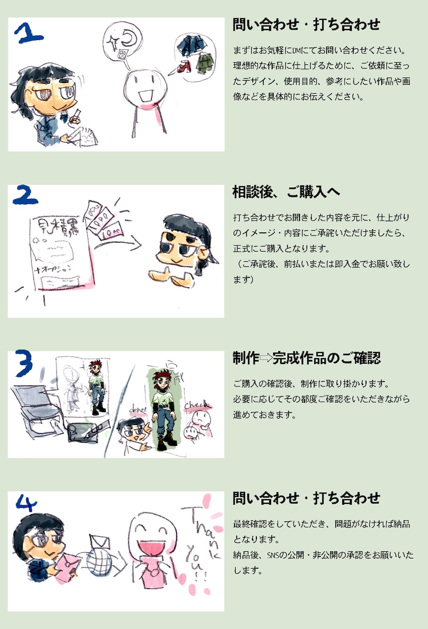 商用 大歓迎! ポップでパンクなイラストを描きます MV用静止画、グッズ、観賞用などオリジナルイラスト！！ イメージ2