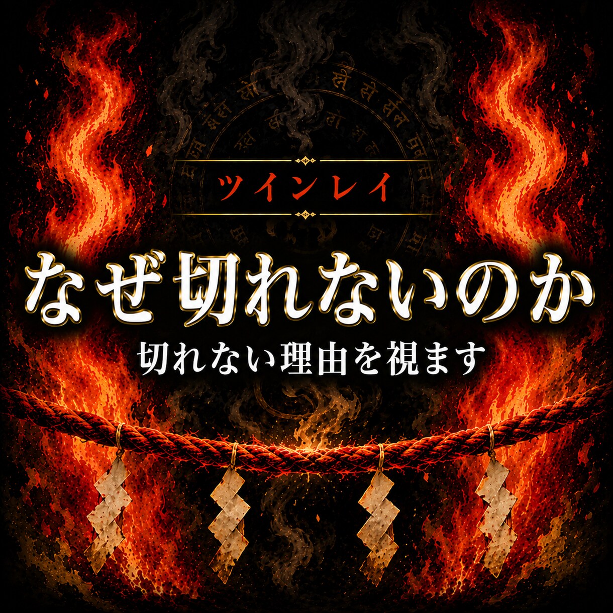 ツインレイの縁がどこで止まっているか霊視します 縁熾霊視で、切れない縁のどこが止まったか視ます イメージ1