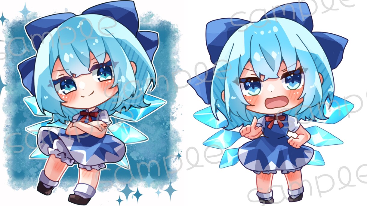 ポップで可愛い全身ミニキャライラスト描きます アイコンやサムネイル、プレゼントにもおすすめです！ イメージ8