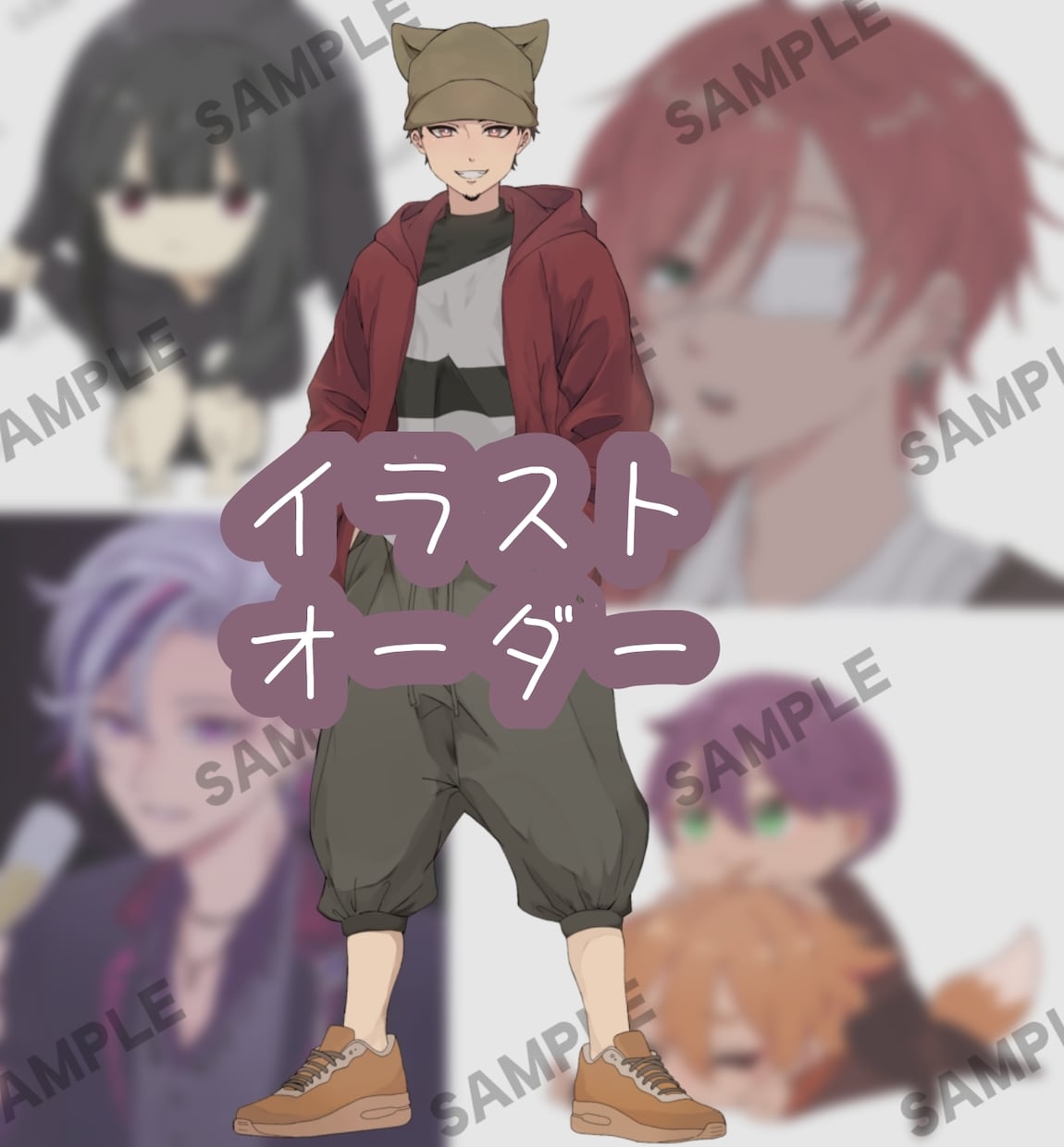 立ち絵や夢絵、1枚絵やオリジナルまで受け付けてます 色んな絵柄で描けるので要望にご期待します！ イメージ1