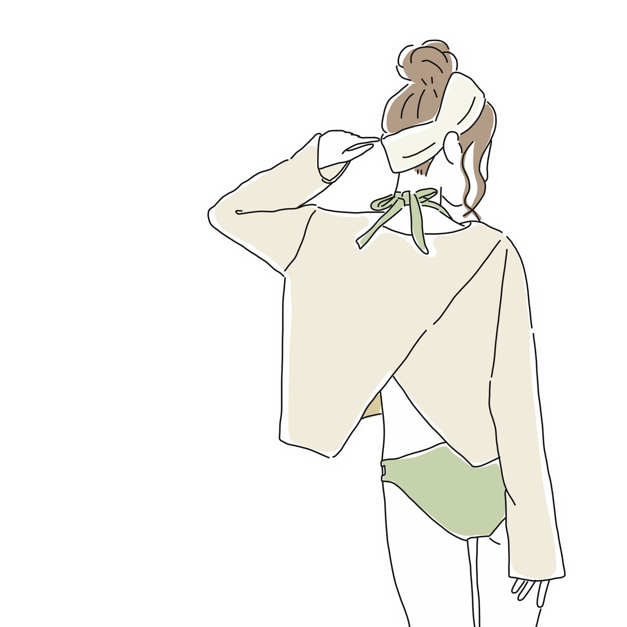シンプル×オシャレなイラスト承ります お気に入りの1枚を！SNS/アイコン/トップ画/コーデ/など イメージ6