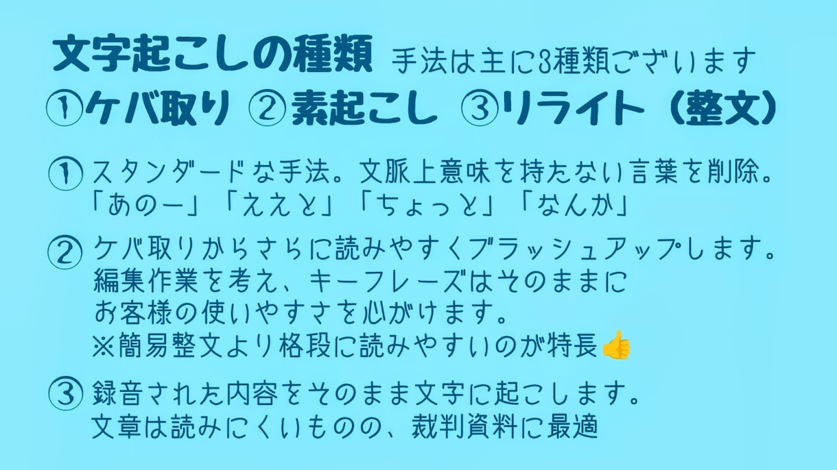 プロ認定の元経済記者が文字起こしさせていただきます まずは冒頭部分のサンプルを無料で作成します。1分75円から イメージ4